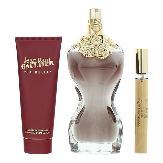 Jean Paul Gaultier La Belle Eau De Parfum 100ml, 10ml + Body Lotion Gift Set 100ml