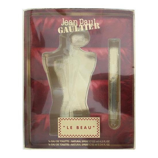 Jean Paul Gaultier Le Beau Eau De Toilette 125ml + Eau De Toilette 10ml Gift Set For Him 125ml