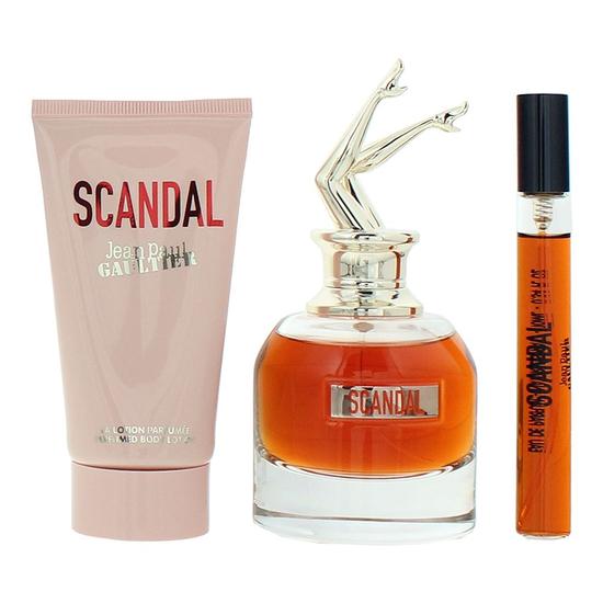 Jean Paul Gaultier Scandal Eau De Parfum 50ml, 10ml + Body Lotion 75ml Gift Set 50ml