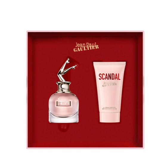 Jean Paul Gaultier Scandal Eau De Parfum Women's Perfume Gift Set Spray With Body Lotion 50ml