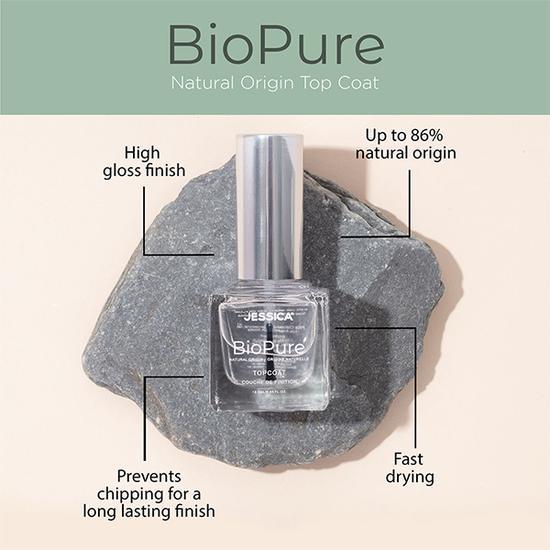 Jessica BioPure Natural Origin Top Coat 13.3ml