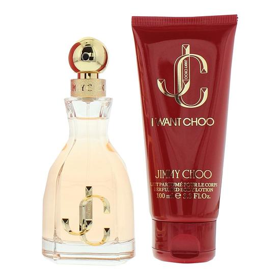 Jimmy Choo I Want Choo Eau De Parfum 60ml + Body Lotion 100ml Gift Set 60ml