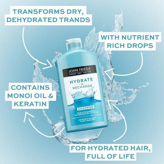 John Frieda Hydrate & Recharge Shampoo 250ml