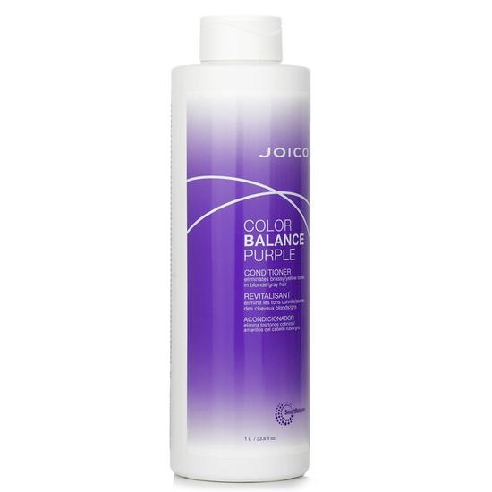 Joico Colour Balance Purple Conditioner Eliminates Brassy/Yellow Tones On Blonde/Gray Hair 1000ml