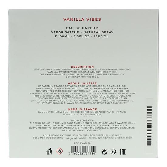 Juliette Has a Gun Vanilla Vibes Eau De Parfum 100ml