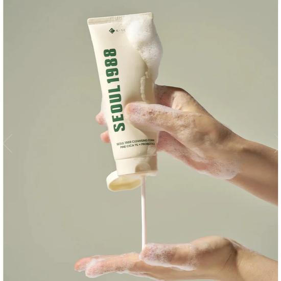K-Secret SEOUL 1988 Cleansing Foam : Pine Cica 1% + Probiotics