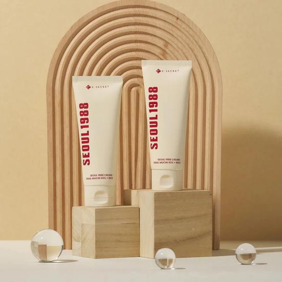 K-Secret SEOUL 1988 Cream : Snail Mucin 93% + Rice 100ml
