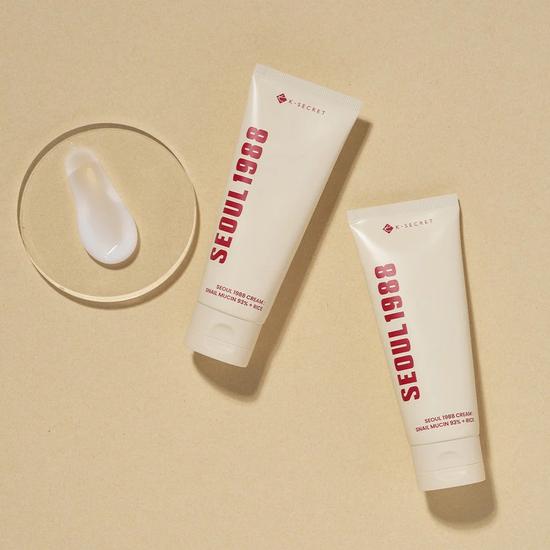 K-Secret SEOUL 1988 Cream : Snail Mucin 93% + Rice 100ml