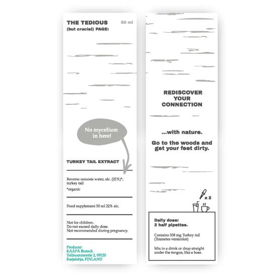 Kaapa Mushrooms Turkey Tail Tincture 50ml