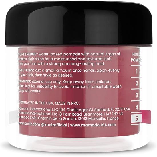 Kaniz Wonder Edge Cherry Scent Strong Hold Water Based Pomade 120ml