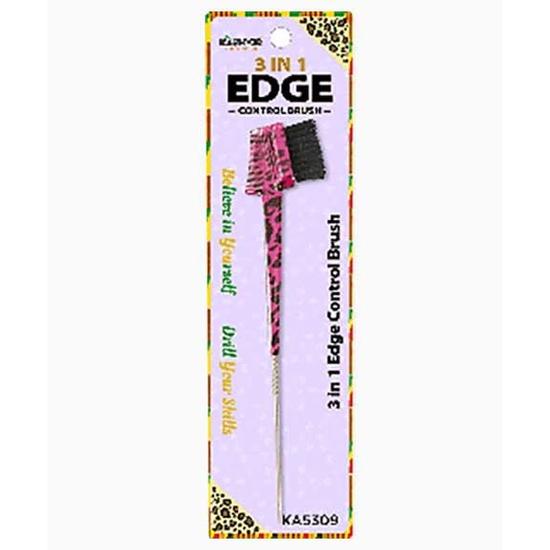 Kashmir 3 In 1 Edge Control Brush KA5309