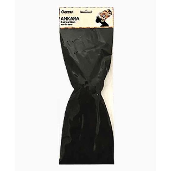 Kashmir Ankara Collection Knotted Plain Headband 2153 Large / Black