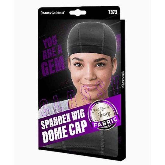 Kashmir Beauty Ambition Classy Spandex Dome Cap 7373 Black