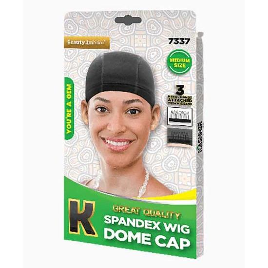 Kashmir Beauty Ambition Great Quality Spandex Wig Dome Cap 7337 Black
