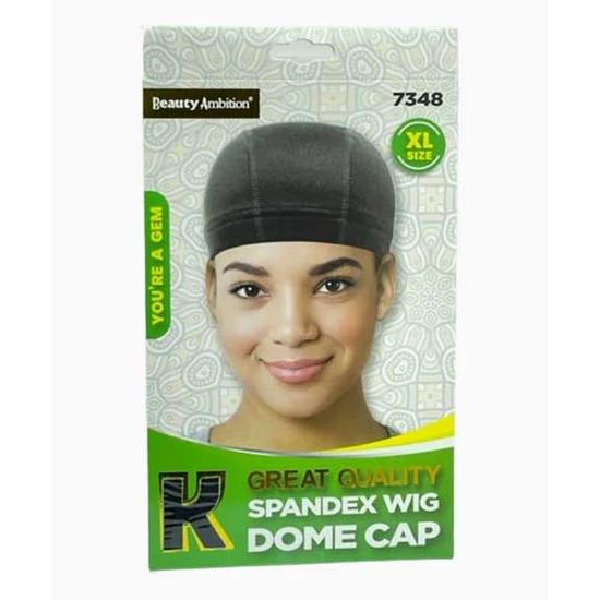 Kashmir Beauty Ambition Great Quality Spandex Wig Dome Cap 7348 XL / Black