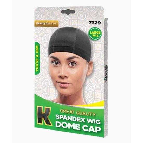 Kashmir Beauty Ambition Great Quality Spandex Wig Dome Cap 7329 Large / Black