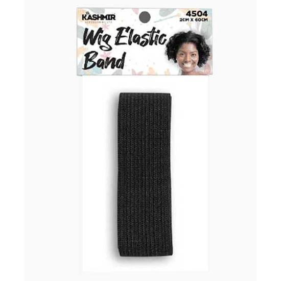 Kashmir Wig Elastic Band 4504 2cm x 60cm / Black