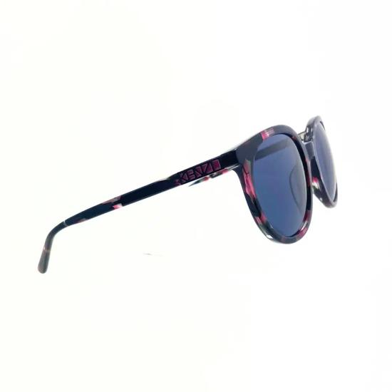 Kenzo KZ320201 Sunglasses Pink/Grey With Blue Tinted Lenses