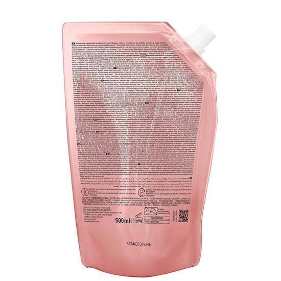 Kérastase Chroma Absolu Bain Riche Chroma Respect Shampoo Refill Pouch & Refillable Bottle 500ml Pouch + Bottle