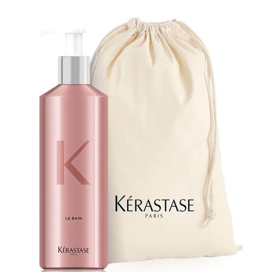 Kérastase Chroma Absolu Bain Riche Chroma Respect Shampoo Refill Pouch & Refillable Bottle 500ml Pouch + Bottle