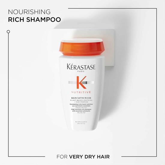 Kérastase Nutritive Bain Satin Riche High Nutrition Rich Shampoo For Very Dry Hair 250ml