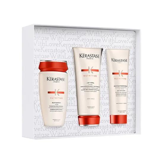 Kérastase Nutritive Fondant Gift Set Shampoo + Conditioner + Heat Protector