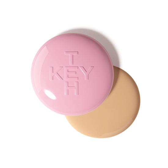 Keyth Coloured Keyth Pink Magnet Mini Cushion No. 02: Light beige