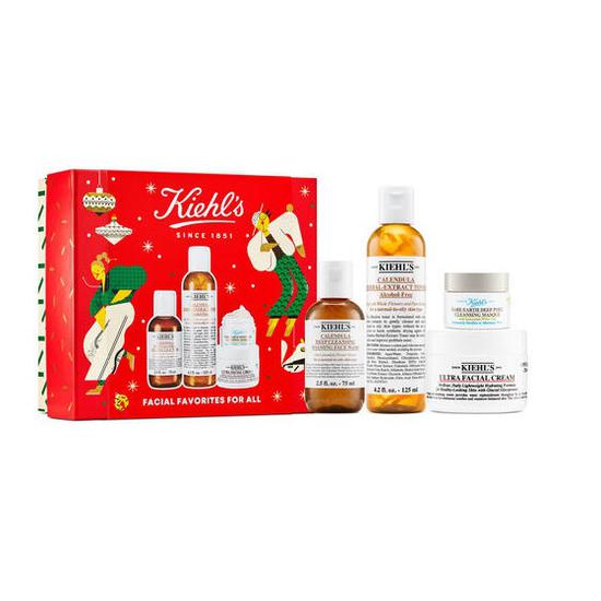 Kiehl's Facial Favourites For All Set 4 Piece Skin Care Gift Set