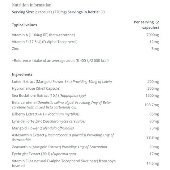KIKI Health Eye Health Capsules 60 Capsules