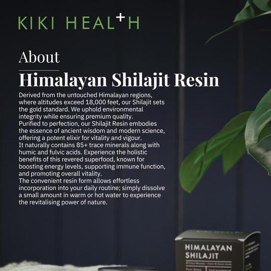 KIKI Health Himalayan Shilajit 30g