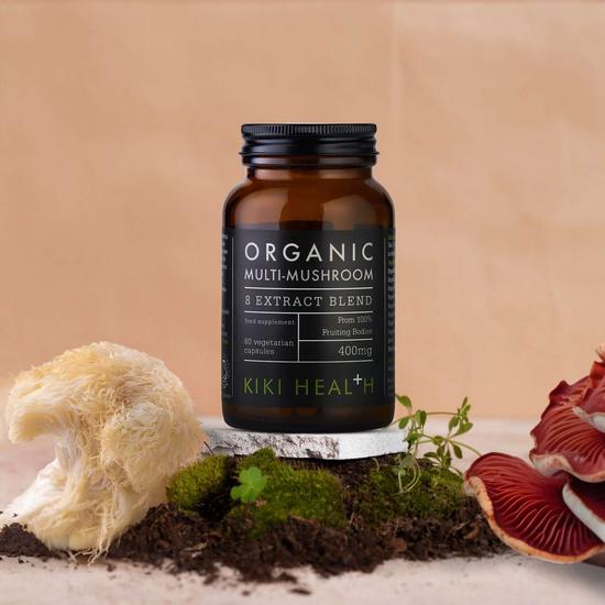 KIKI Health Organic 8 Mushroom Extract Vegicaps 60 Vegicaps