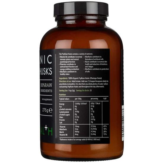 KIKI Health Organic Psyllium Husk Powder 275g