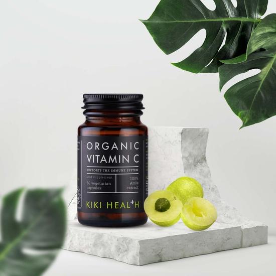 KIKI Health Organic Vitamin C Capsules 50 Capsules