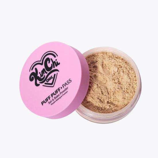 KimChi Chic Puff Puff Pass Set & Bake Powder Almond