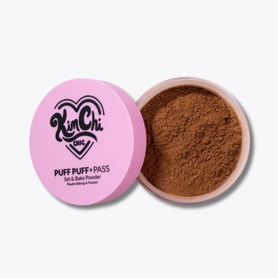 KimChi Chic Puff Puff Pass Set & Bake Powder Almond