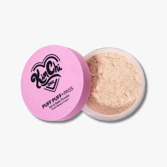 KimChi Chic Puff Puff Pass Set & Bake Powder Almond