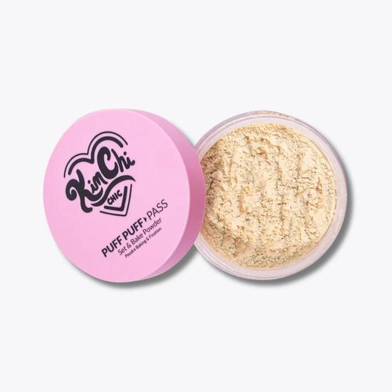 KimChi Chic Puff Puff Pass Set & Bake Powder Almond
