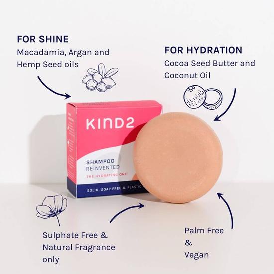 Kind2 The Hydrating One Solid Shampoo Bar