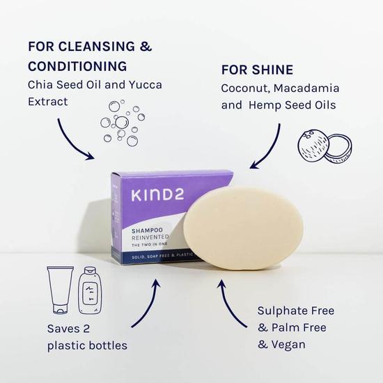 Kind2 The Two In One Solid Shampoo Bar