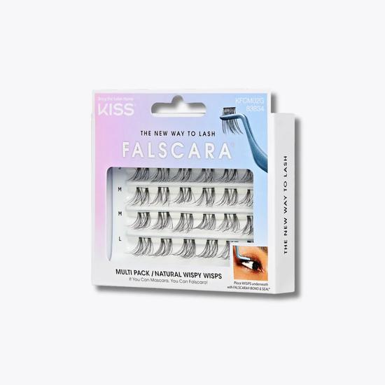 Kiss Falscara WISPS Eyelash Clusters Multi Natural