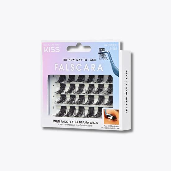 Kiss Falscara WISPS Eyelash Clusters Multi Natural