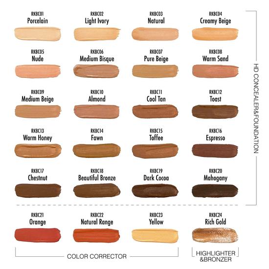 Kiss HD Concealer & Foundation RKBC03-Natural