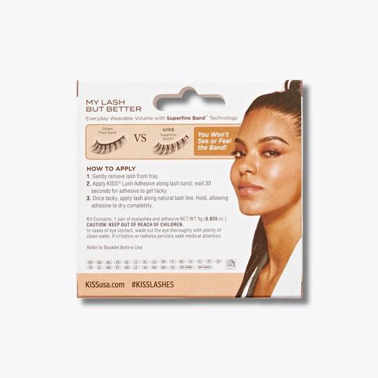 Kiss MLBB My Lash But Better False Eyelashes 01 Blessed