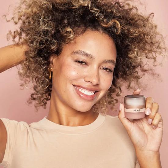 Kitsch Light Volumising Rice Protein Dry Shampoo With Puff