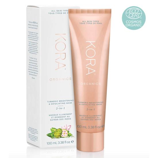 Kora Organics Turmeric Brightening & Exfoliating Mask 30ml