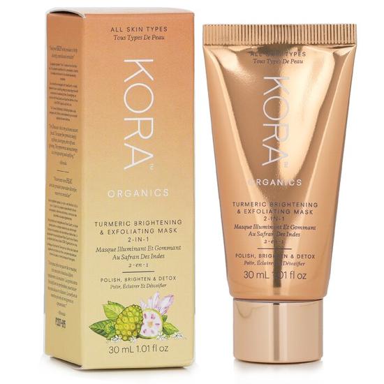 Kora Organics Turmeric Brightening & Exfoliating Mask 30ml