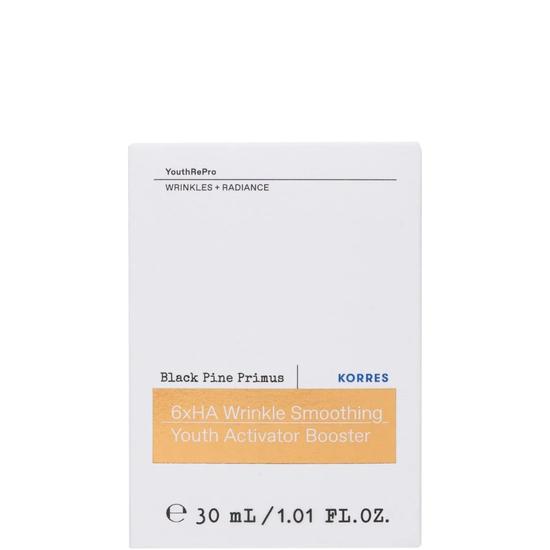 Korres Black Pine Primus 6xHA Wrinkle Smoothing Youth Activator Booster Serum 30ml