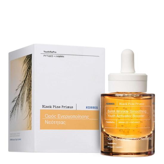 Korres Black Pine Primus 6xHA Wrinkle Smoothing Youth Activator Booster Serum 30ml