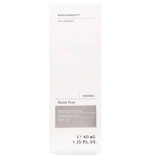 Korres Face Care Black Pine 4d BioShapeLift Bounce Firming Tinted Moisturiser SPF 20 40ml
