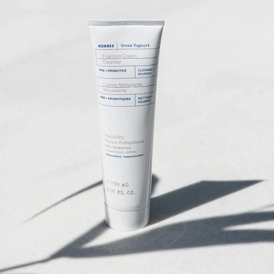 Korres Greek Yoghurt Foaming Cream Cleanser With Pre + Probiotics 75ml